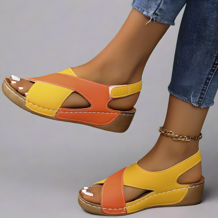 Audrey | Women's Colourblock Orthopaedic Sandals