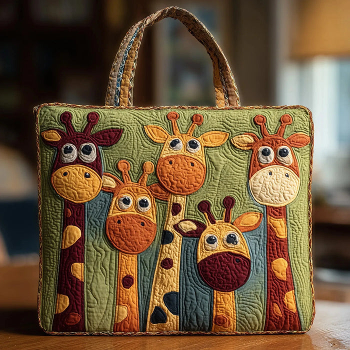 Handcrafted Bag - Cheerful Giraffes