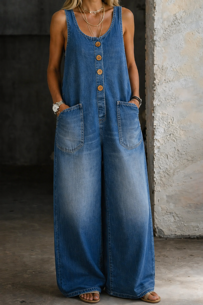 Soft Washed Cotton Overalls