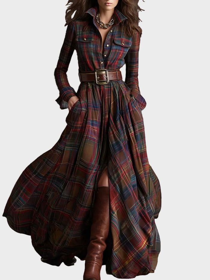 Evelyn | Classic Elegant Shirt Dress