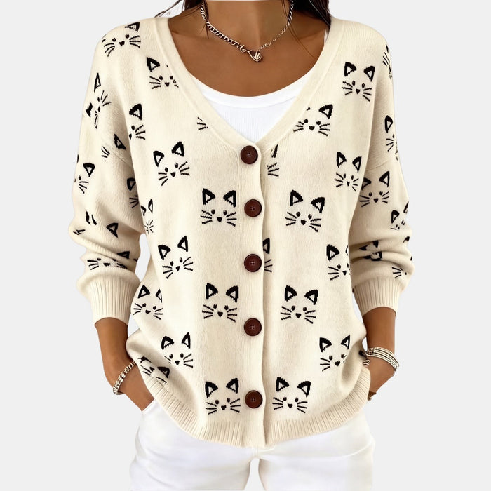 Cat Faces Cardigan