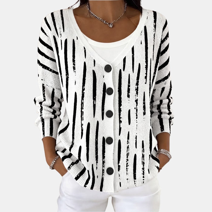 Chalk Stripe Cardigan