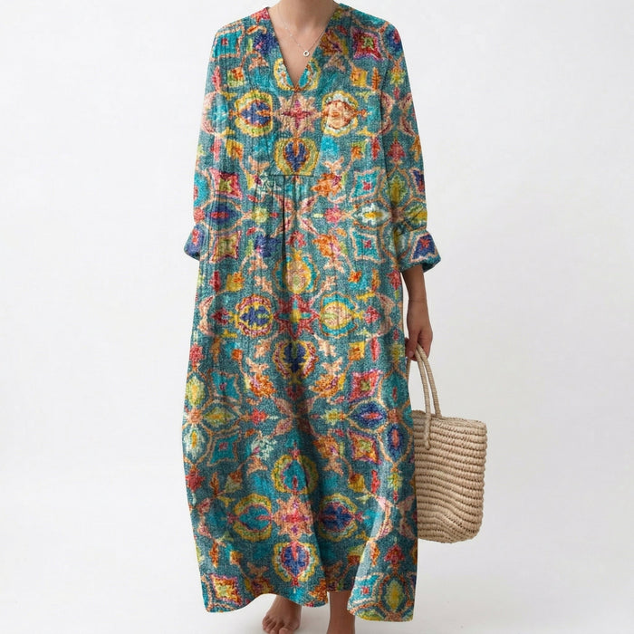 Elsa | Women's Flattering Printed Summer Dress