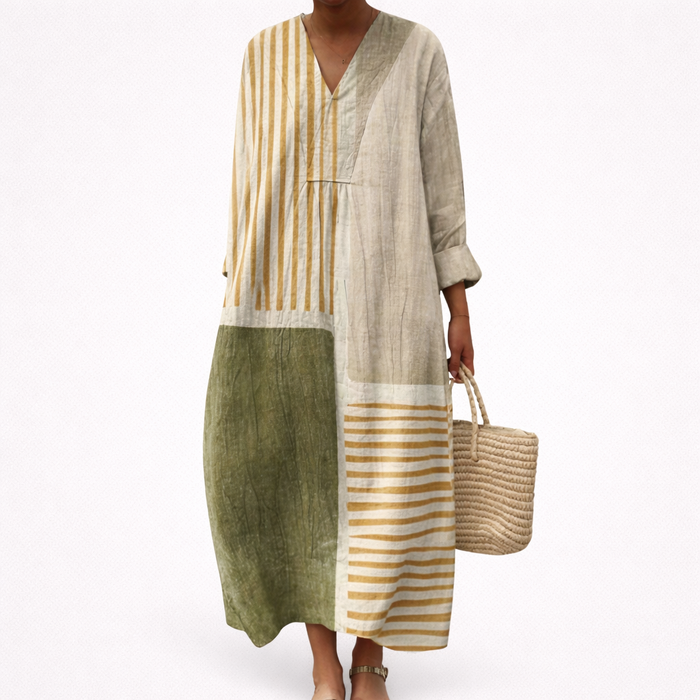 Fiona | Women's Flattering Printed Summer Dress