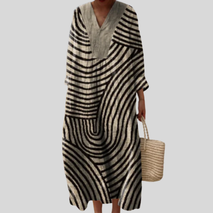 Fleur | Women's Flattering Printed Summer Dress