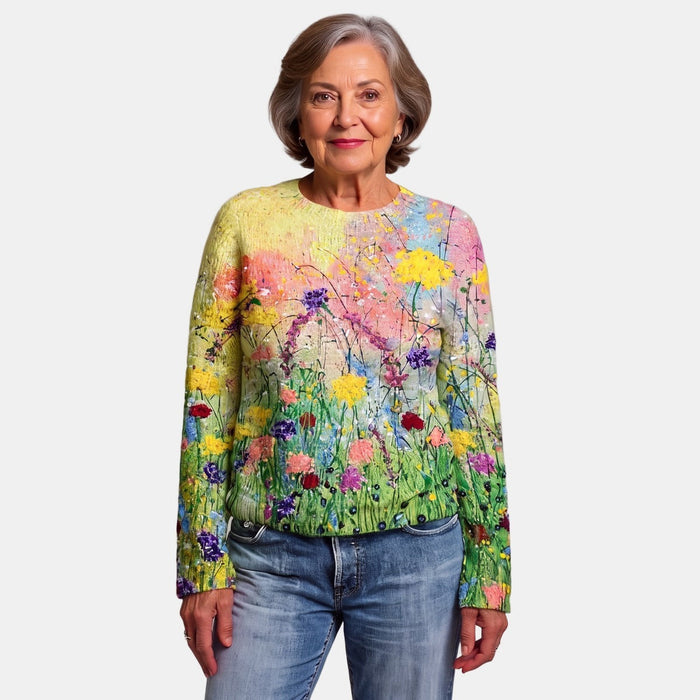 Flowering Meadow Nordic Jumper