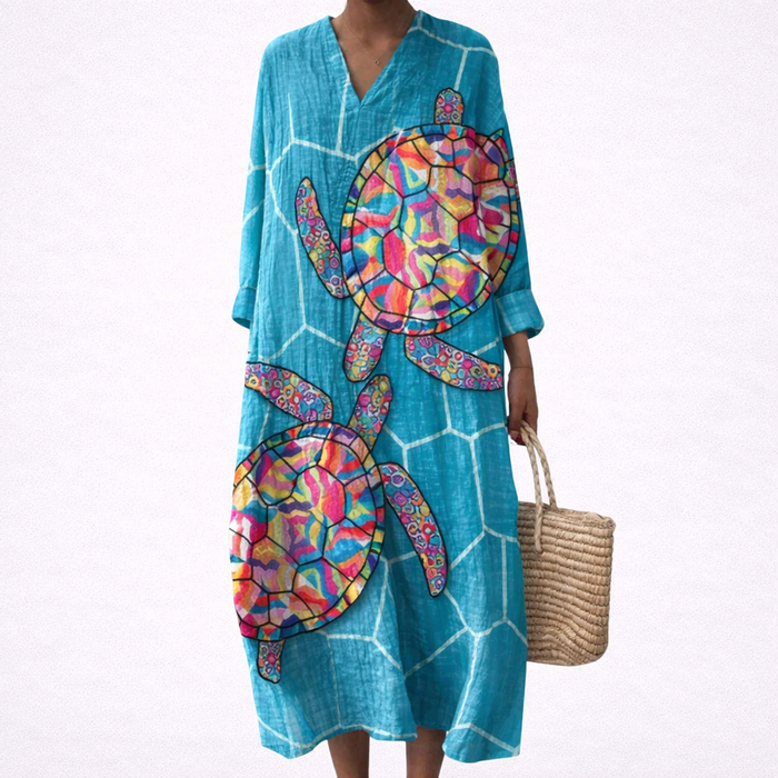 Frankie | Women's Flattering Printed Summer Dress