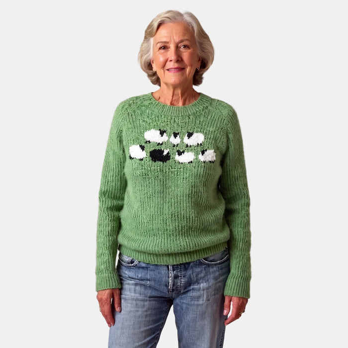 Green Sheep Nordic Jumper