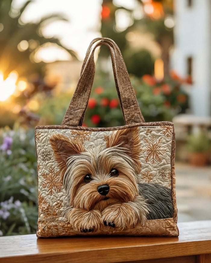 Quilted Handcrafted Bag - Yorkshire Terrier