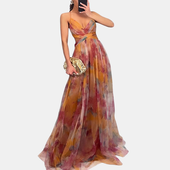 Willow | Floral Print Maxi Dress