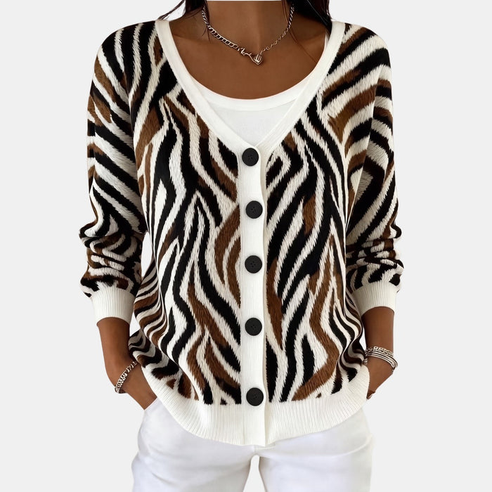 Zebra Cardigan