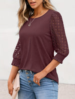 Beatriz | Elegant Blouse with Openwork Sleeves
