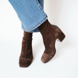 Lilia | Sock-Fit Ankle Boots with a Block Heel