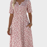 Carmen | Light and Flowy Floral Midi Dress