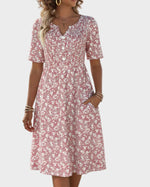Carmen | Light and Flowy Floral Midi Dress