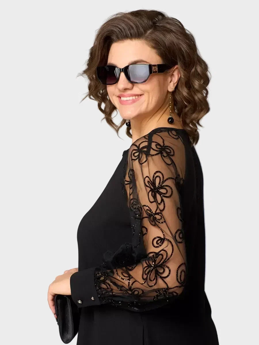 Celina | Classic Midi Dress for Special Occasions