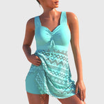 Two-Piece Swimsuit with Skirt