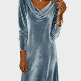 Rosina | Flowy Velvet Dress