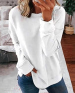 Mocha Round-Neck Jumper