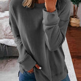 Mocha Round-Neck Jumper