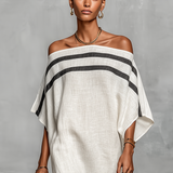 Lindsay | Oversized Off-the-Shoulder Maxi Dress