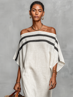Lindsay | Oversized Off-the-Shoulder Maxi Dress