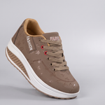Chloe | Platform Sneakers with a Curved Sole