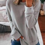 Mocha Round-Neck Jumper