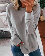 Mocha Round-Neck Jumper