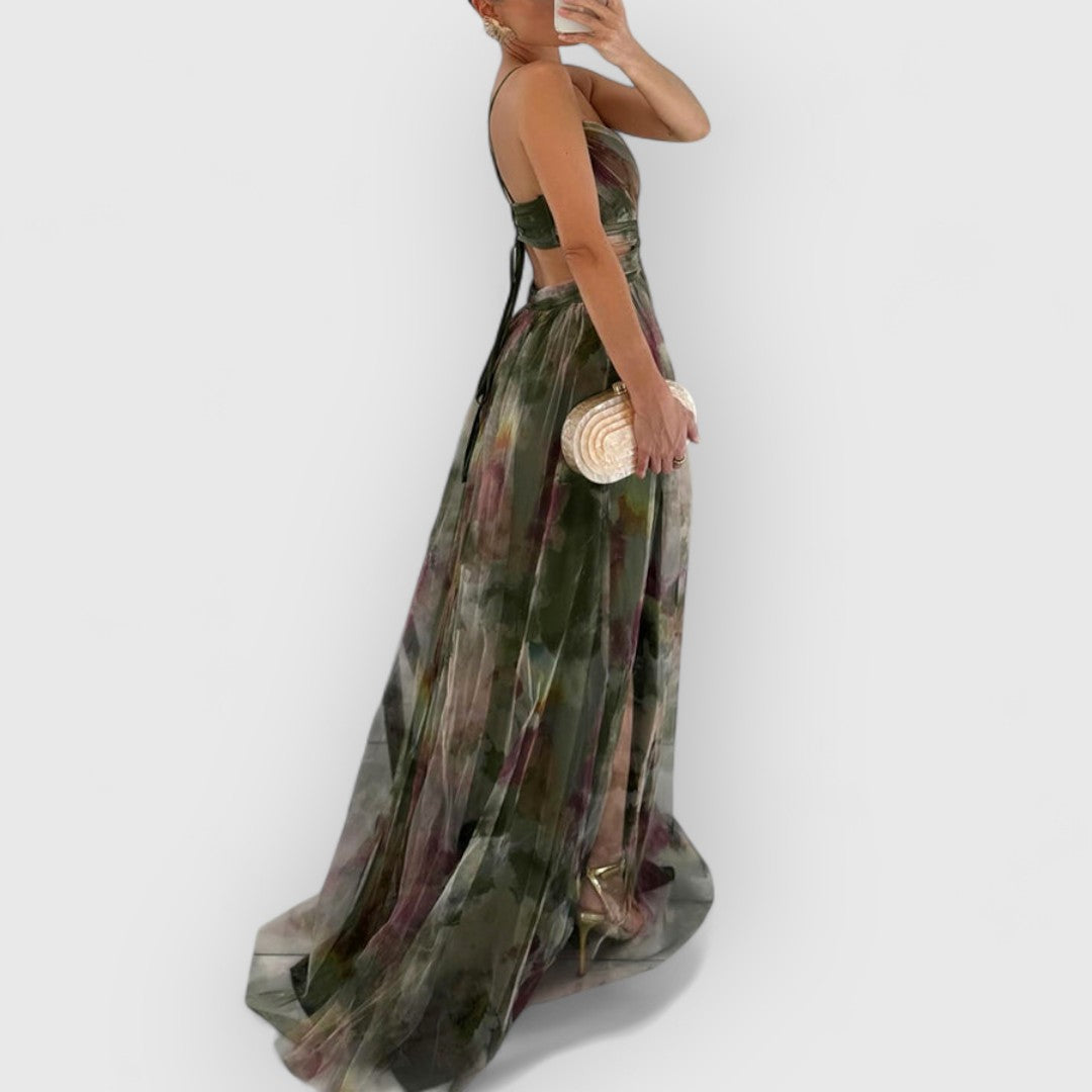 Willow | Floral Print Maxi Dress