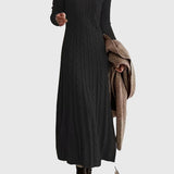 Noreen | Long Cable-Knit Dress