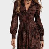 Waist-Defined Maxi Dress