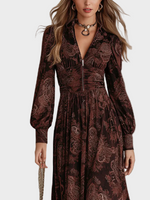 Waist-Defined Maxi Dress