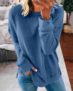 Mocha Round-Neck Jumper