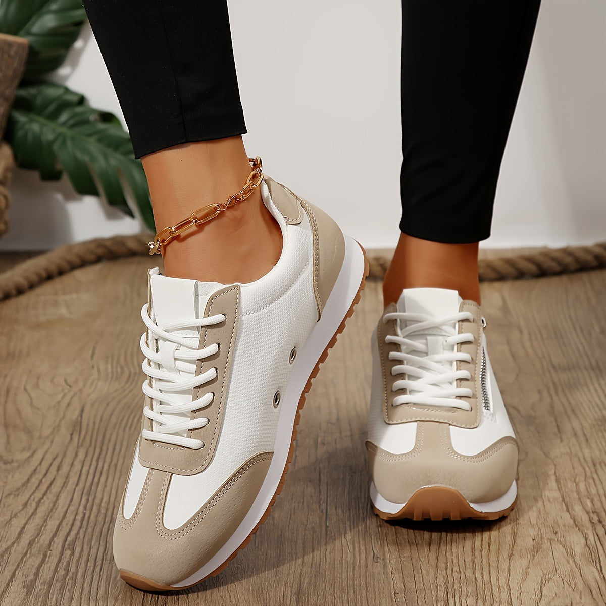 Cadiz Orthopedic Shoes Beige, photo studio