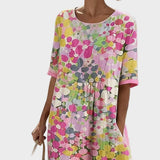Elena | Light and Flowy Floral Midi Dress