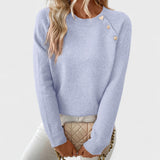 Asymmetric Button Jumper