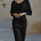Marian | Cowl-Neck Cocktail Dress