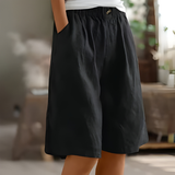 Sabby | Knee-Length Shorts with an Elastic Waist