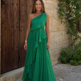 Talia | Maxi Dress with Cascading Ruffles