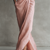 Sophie | V-Neck Linen Maxi Dress