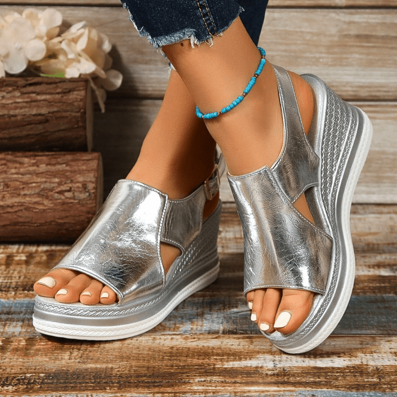 Meadow | Women's Stylish Metallic Sandals