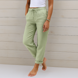 Adrianna | Drawstring Trousers with a Stretch Waist
