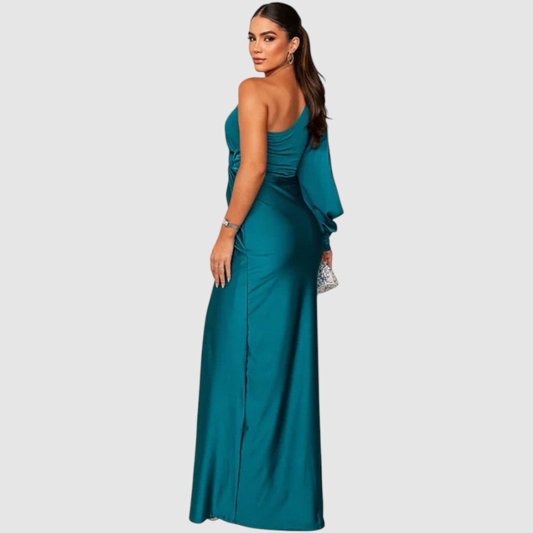 Meredith | Elegant One-Shoulder Maxi Dress