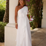 Talia | Maxi Dress with Cascading Ruffles