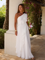 Talia | Maxi Dress with Cascading Ruffles