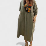Mandy | Cotton and Linen Dress