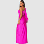 Meredith | Elegant One-Shoulder Maxi Dress