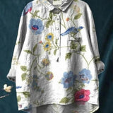 Andie | French Vintage Floral Blouse