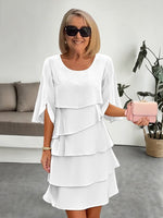 Gwyneth | Elegant Tiered Ruffle Dress